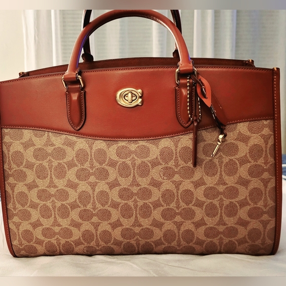 Coach Handbags - Coach Brooke Carryall In Signature Canvas